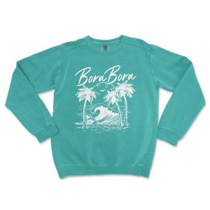 Bora Bora Beach Comfort Colors Crewneck Sweatshirt