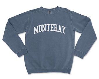 Monterey California Comfort Colors Crewneck Sweatshirt