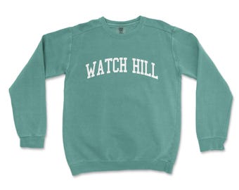 ど*ら様 house on the hill / Sweatshirt 110 Watch Hill Rhode Island Comfort Colors Crewneck Sweatshirt - Etsy