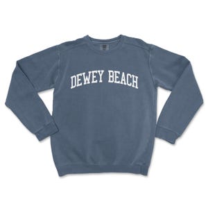 Dewey Beach Delaware Comfort Colors Crewneck Sweatshirt