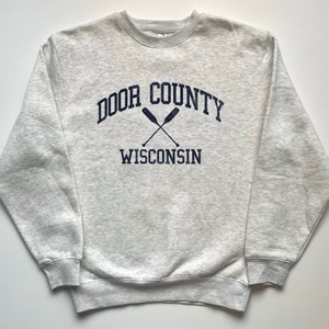 Door County Wisconsin Crewneck Sweatshirt Door County Crewneck