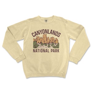 Canyonlands National Park Comfort Colors Crewneck Sweatshirt
