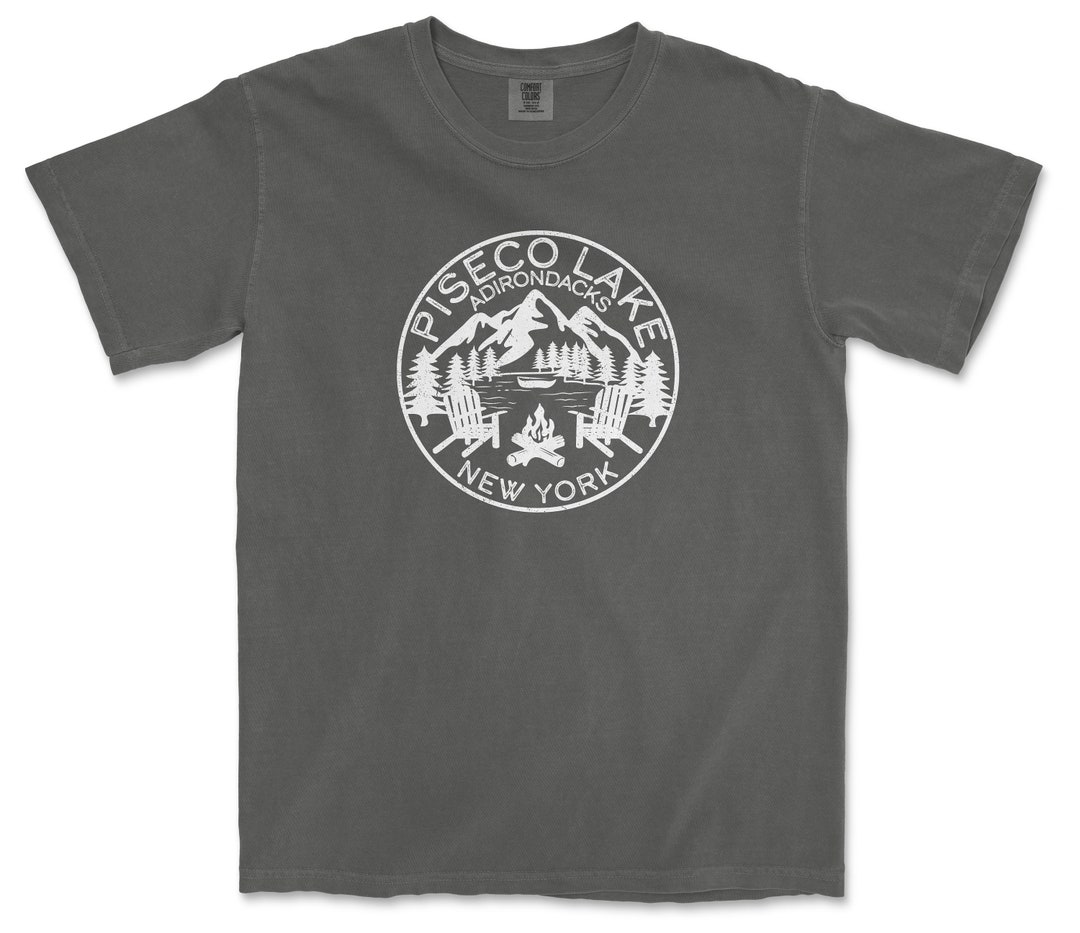 Piseco Lake Adirondacks Tshirt Piseco Lake Comfort Colors Shirt Etsy