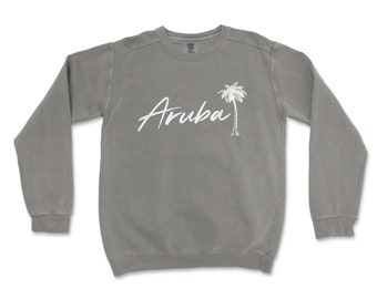 Aruba Beach Comfort Colors Crewneck Sweatshirt