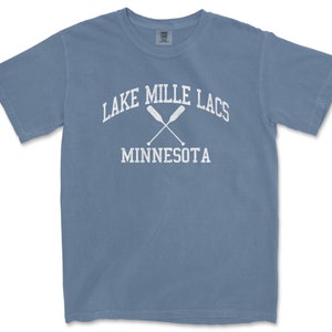 Lake Mille Lacs Minnesota Comfort Colors T-Shirt Lake Mille Lacs Shirt