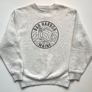 Bar Harbor Maine Lane 7 Crewneck Sweatshirt