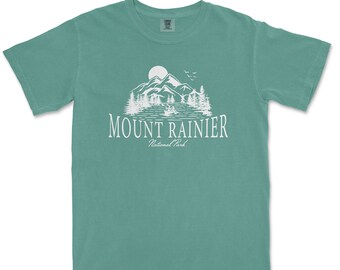 Mount Rainier National Park Washington Comfort Colors T-Shirt