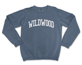 Wildwood New Jersey Comfort Colors Crewneck Sweatshirt