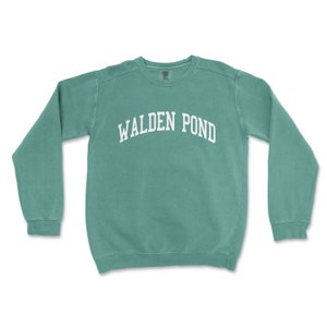 Walden Pond Massachusetts Comfort Colors Crewneck Sweatshirt