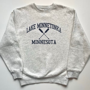 Lake Minnetonka Minnesota Crewneck Sweatshirt Lake Minnetonka Pullover Crewneck