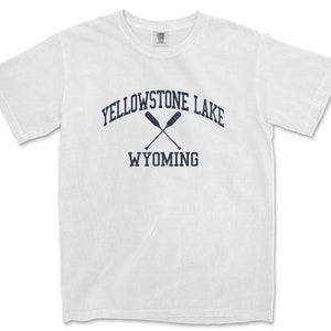Yellowstone Lake Wyoming T-Shirt Yellowstone Lake Comfort Colors Shirt