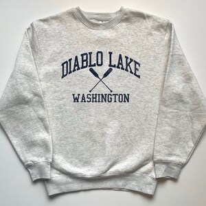 Diablo Lake Washington Crewneck Sweatshirt Diablo Lake Crewneck