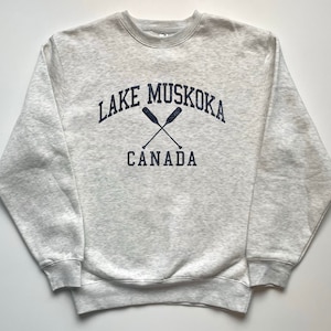 Lake Muskoka Canada Crewneck Sweatshirt Lake Muskoka Crewneck Pullover