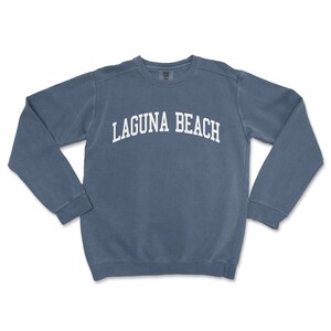 Laguna Beach California Comfort Colors Crewneck Sweatshirt