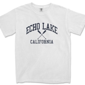 Echo Lake California Comfort Colors T-Shirt Echo Lake Shirt
