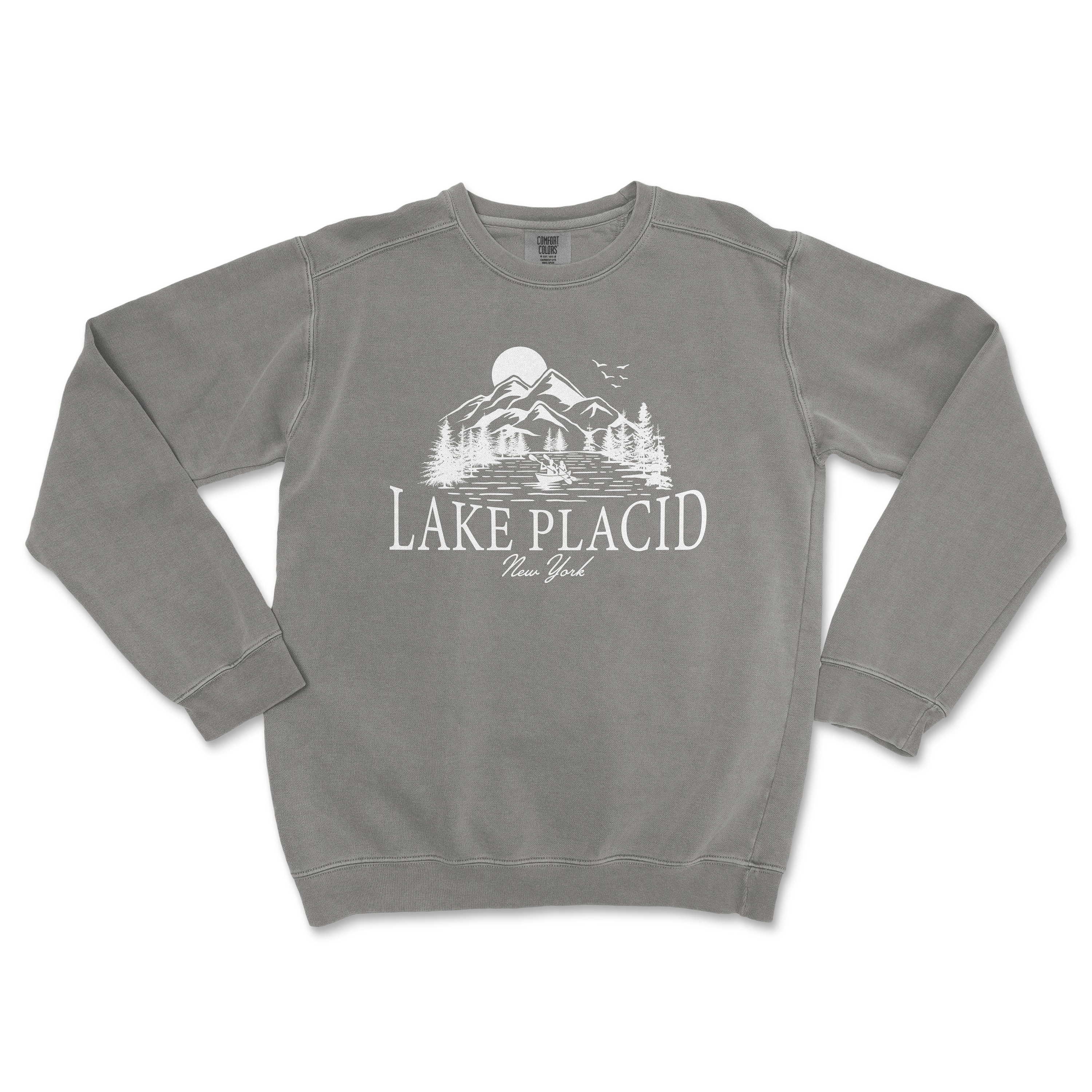 Lake Placid New York Comfort Colors Crewneck Sweatshirt - Etsy