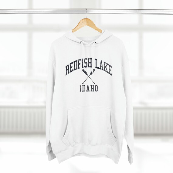 Redfish Lake Idaho Hooded Sweatshirt Redfish Lake Pullover