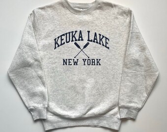 Keuka Lake New York Crewneck Sweatshirt Keuka Lake Pullover Crewneck