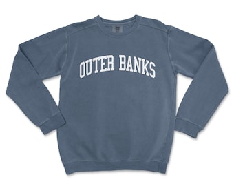 Outer Banks North Carolina Comfort Colors Crewneck Sweatshirt
