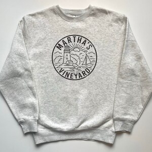 Martha&#39;s Vineyard Massachusetts Lane 7 Crewneck Sweatshirt