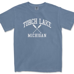 Torch Lake Michigan Comfort Colors T-Shirt Torch Lake Shirt