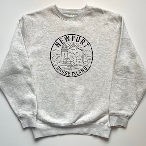 Newport Rhode Island Lane 7 Crewneck Sweatshirt