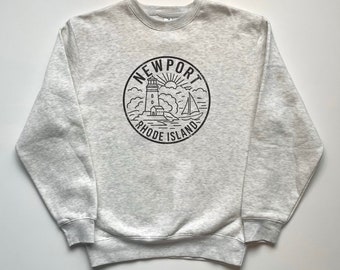 Newport Rhode Island Lane 7 Crewneck Sweatshirt