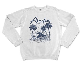 Aruba Beach Comfort Colors Crewneck Sweatshirt