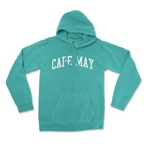 Sweat à capuche couleurs confortables New Jersey Cape May