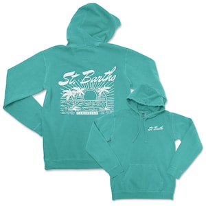 St. Barths Comfort Colors Hooded Sweatshirt