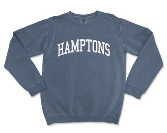 Hamptons New York Comfort Colors Crewneck Sweatshirt