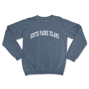 South Padre Island Texas Comfort Colors Crewneck Sweatshirt