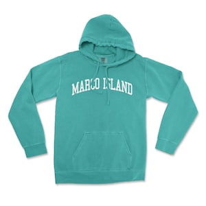 Marco Island Florida Comfort Colors Hooded Sweatshirt