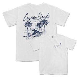 Cayman Islands T-Shirt Front and Back Print