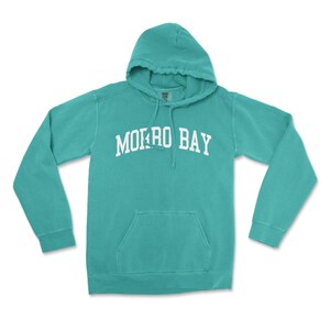 Morro Bay California Comfort Colors Hooded Sweatshirt
