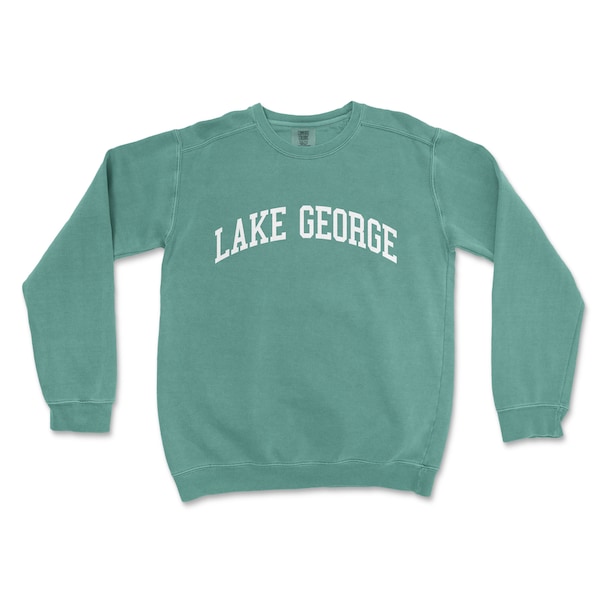 Lake George New York Comfort Colors Crewneck Sweatshirt