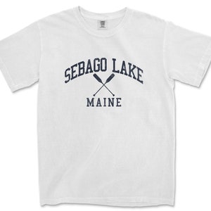Sebago Lake Maine Comfort Colors T-Shirt Sebago Lake Shirt