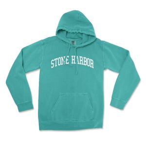 Stone Harbor New Jersey Comfort Colors Hooded Sweatshirt