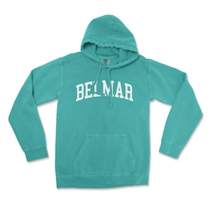 Belmar New Jersey Comfort Colors Hooded Sweatshirt