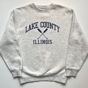 Lake County Illinois Lane 7 Crewneck Sweatshirt