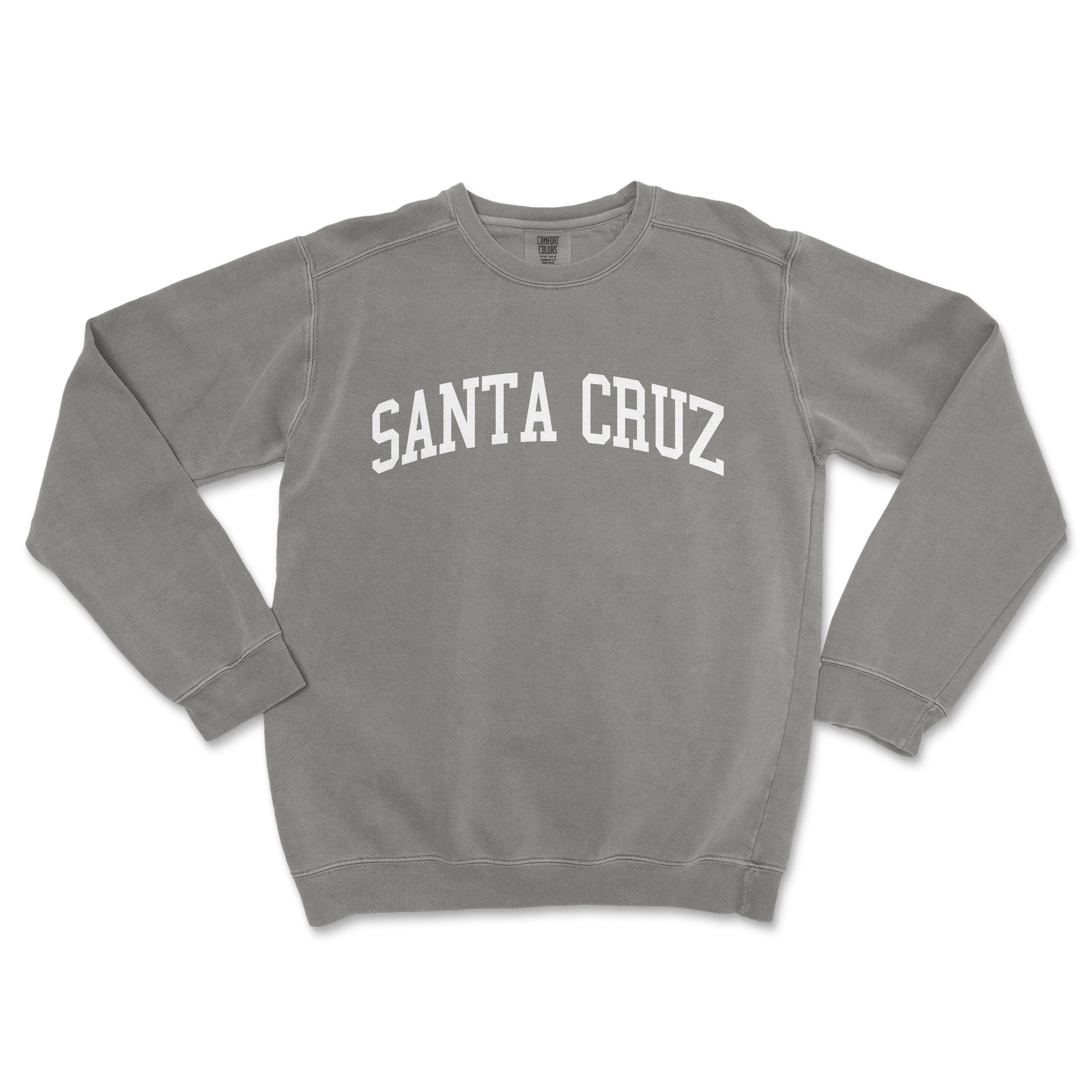 Santa Cruz California Comfort Colors Crewneck Sweatshirt - Etsy