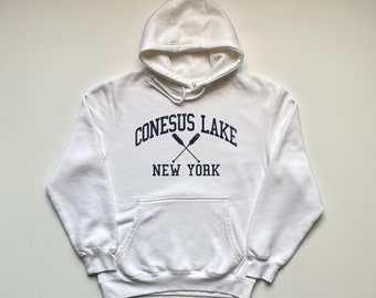 Conesus Lake New York Hooded Sweatshirt Conesus Lake Pullover Hoodie