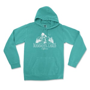 Mammoth Lakes California Comfort Colors Hooded Sweatshirt 画像 2