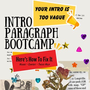 ADHD AP, College Essay Intro Guide: AP English Zine (Digital Download, Readable)