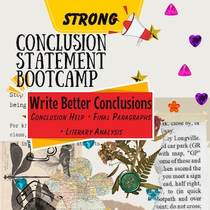 Conclusion Paragraph Guide Zine: Academic Writing Tips for AP, College Essays (Digital Download)