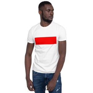 Belarus Red Stripe | Short-Sleeve Unisex T-Shirt