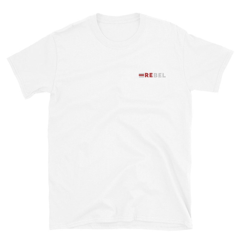 Belarus Rebel Embroidery Short-Sleeve Unisex T-Shirt image 5
