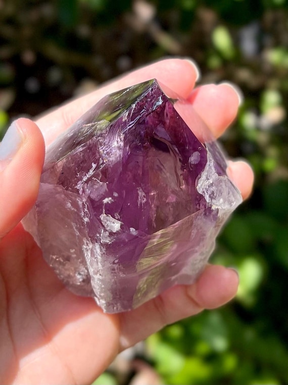Rare Exceptional Quality Graduated color Rutilated Clear Quartz Base Cut Points Rare Exceptional Quality Graduated color Rutilated Clear Quartz Base Cut Points