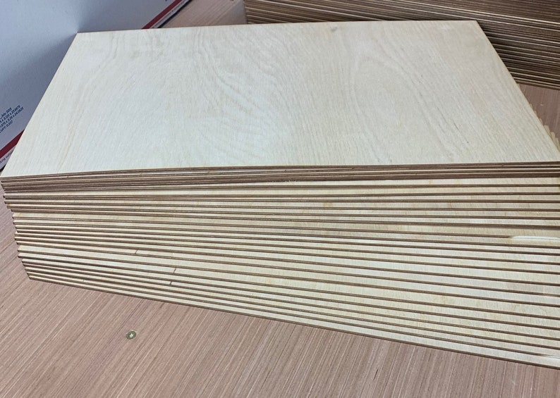 Baltic Birch 1 8 3mm Unfinished Glowforge LASER Ready Etsy