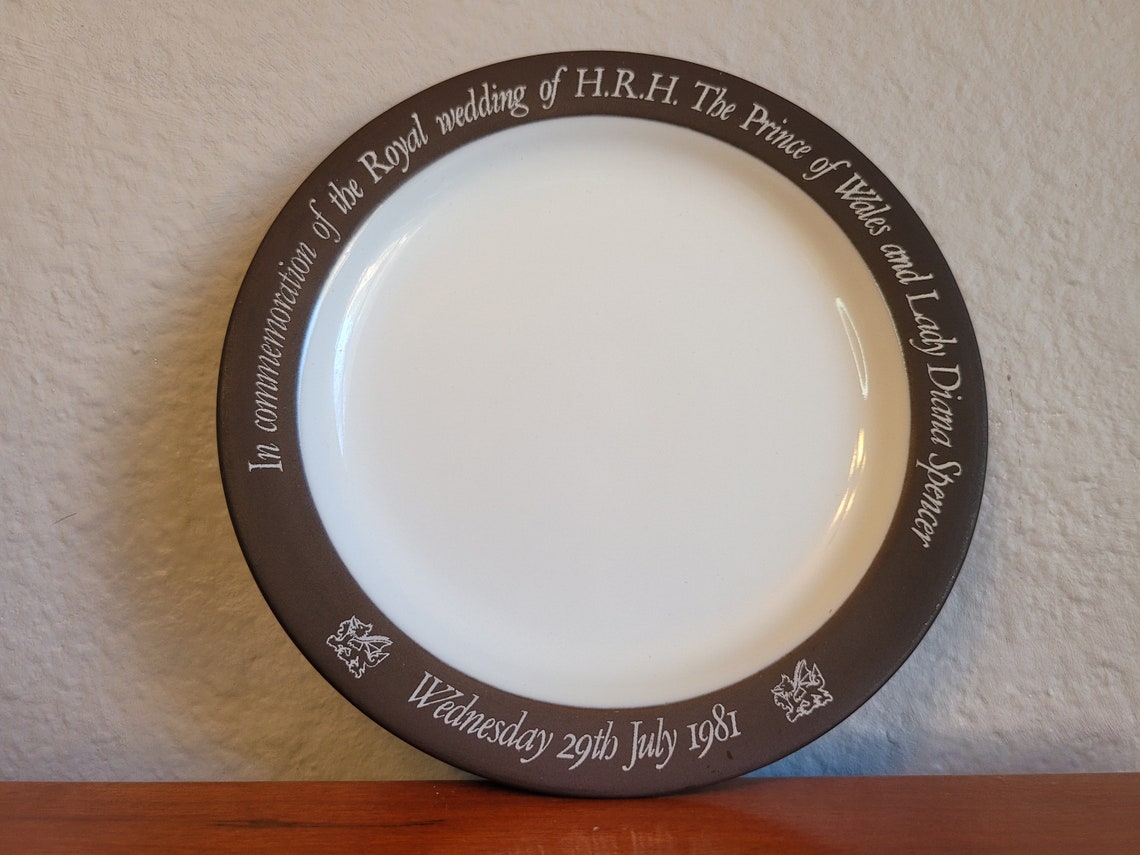 Royal Wedding Commemorative Plate Charles and Diana Wedding Etsy